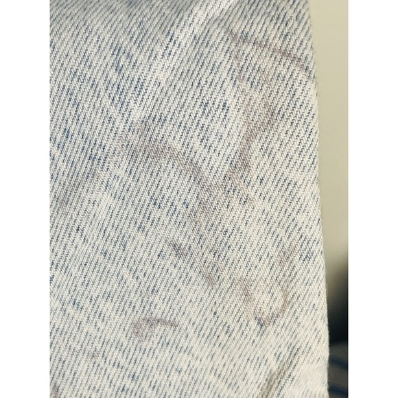 Zara Womens‎ White Color Wash Size 8 Boyfriend Jeans Cotton Spandex Read - Picture 7 of 7